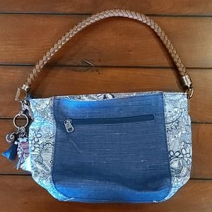 Gently Used Blue and White Sakroots Purse